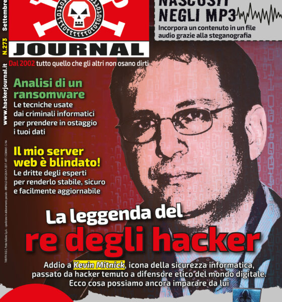 Copertina Hacker Journal 273 - La leggenda del re degli hacker