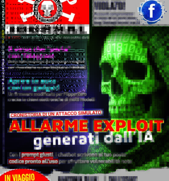 Hacker Journal 286 - Allarme exploit generati dall'IA
