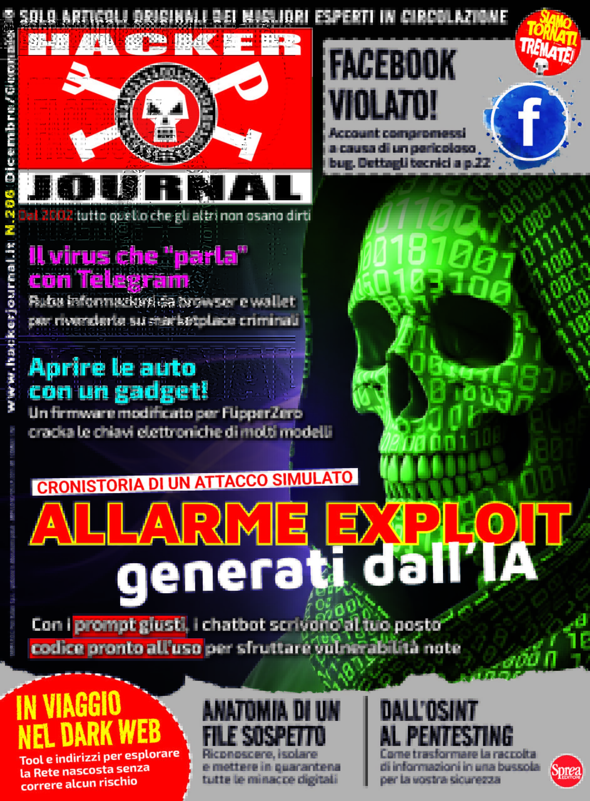 Hacker Journal 286 - Allarme exploit generati dall'IA